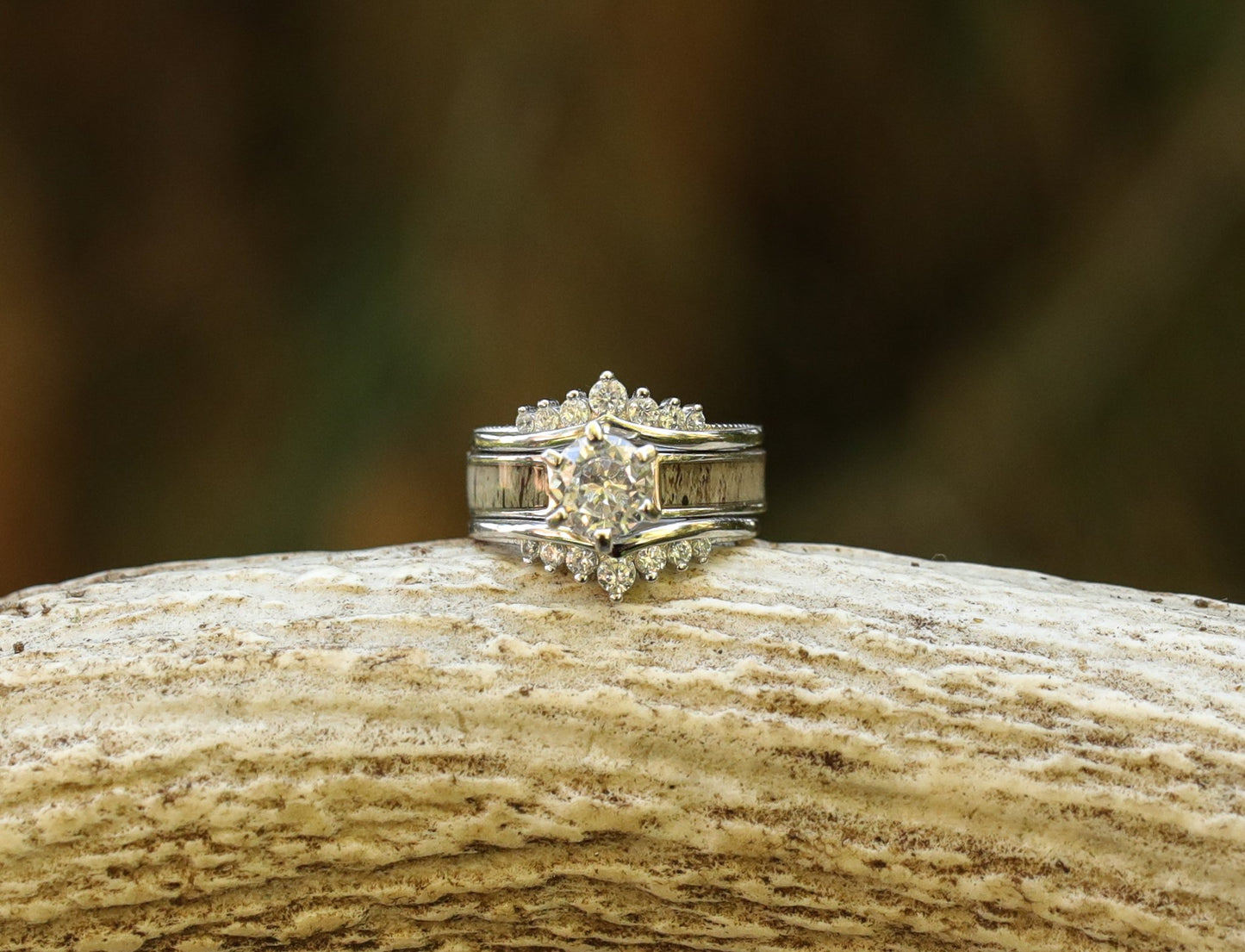 The Grand Cascade Wishbone Wedding Set